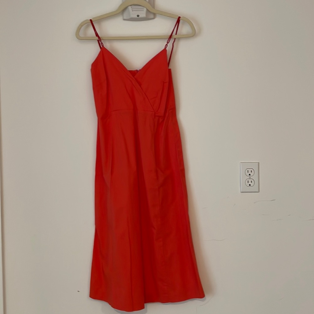 Fendi midi orange dress with jacket
